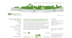 Desktop Screenshot of energetische-stadtsanierung.info