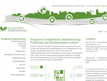 Tablet Screenshot of energetische-stadtsanierung.info